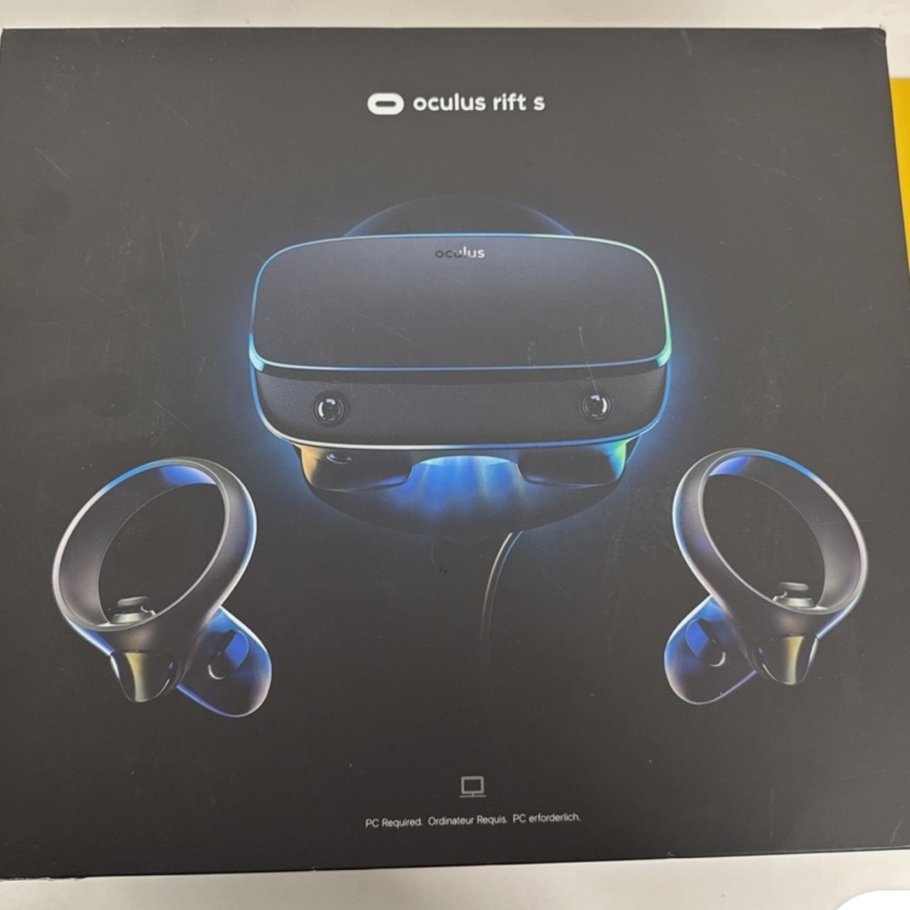 Oculus Rift S VR Headset with Controllers - Black and Blue Accents